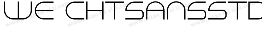 WE CHTSANSSTD字体转换